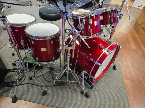 Roland VAD716 Electronic Drum Kit Gloss Cherry Used